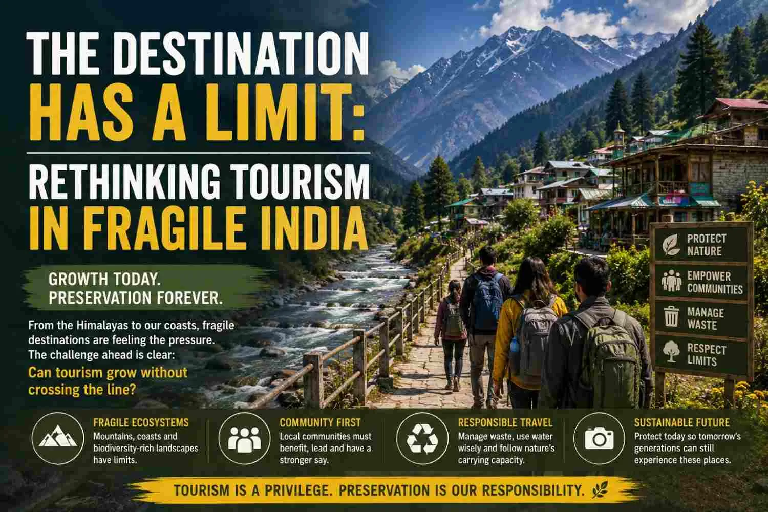 The Destination Has a Limit: Rethinking Tourism in Fragile India