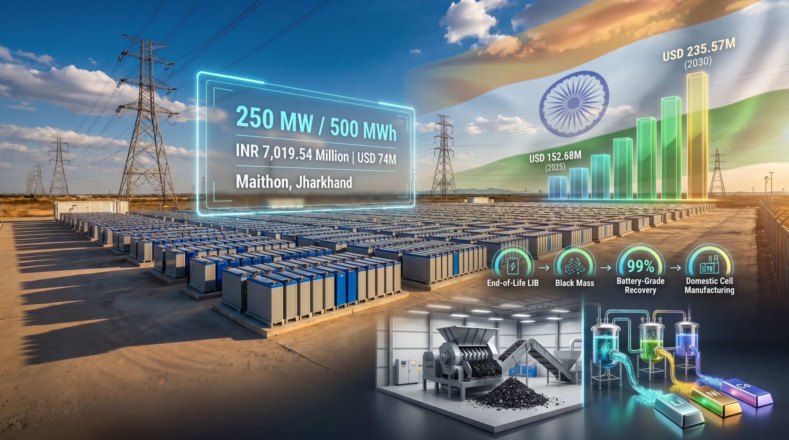 Powering the Circular Economy: Securing India's Future through Advanced Battery Waste Management and Critical Mineral Recovery.